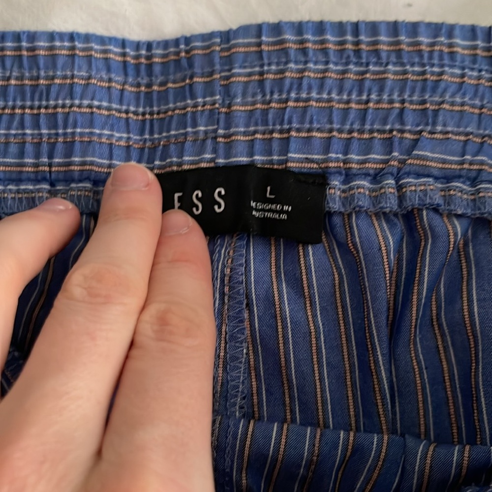 Lioness Blue and White Trousers Relaxed Fit - Picture 5 of 6